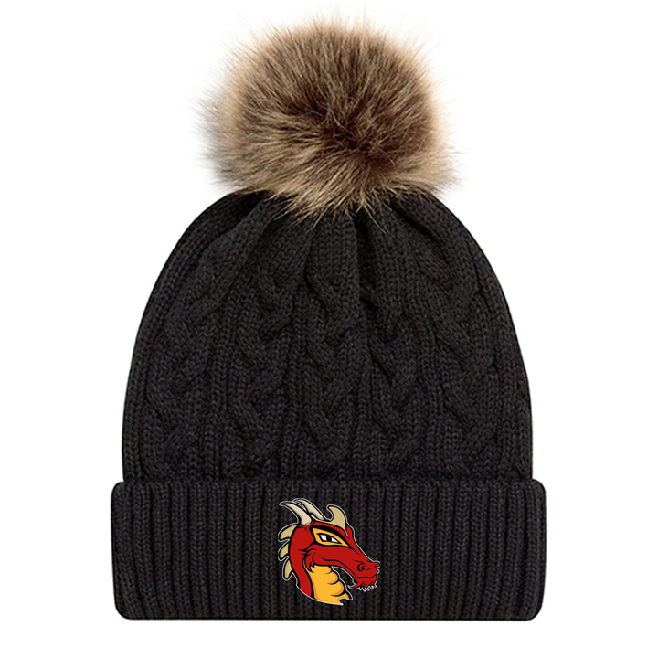 BYRON SOUTHWOOD EMBROIDERED FAUX FUR TOQUE