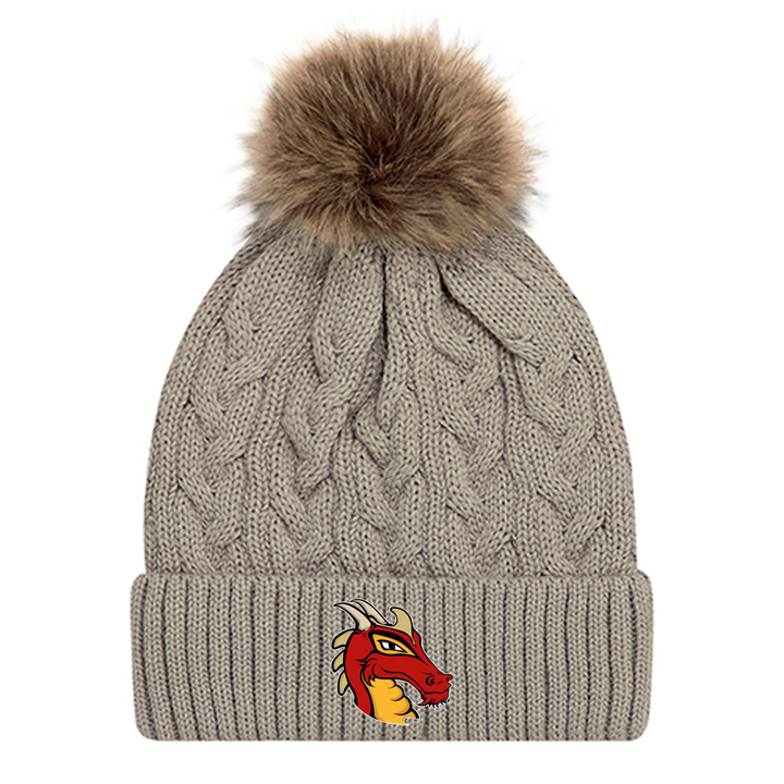 BYRON SOUTHWOOD EMBROIDERED FAUX FUR TOQUE