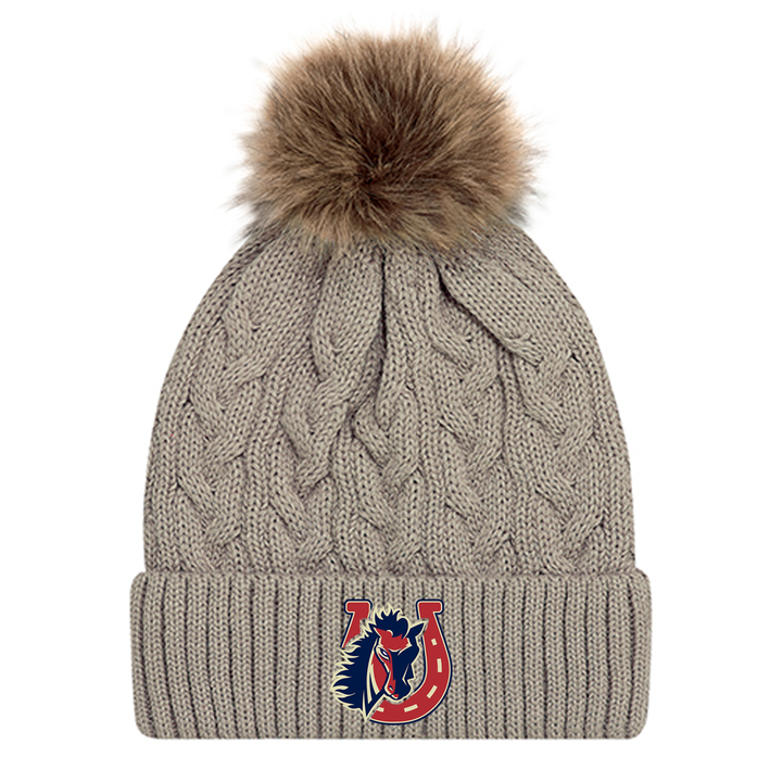 STONEY CREEK EMBROIDERED FAUX FUR TOQUE