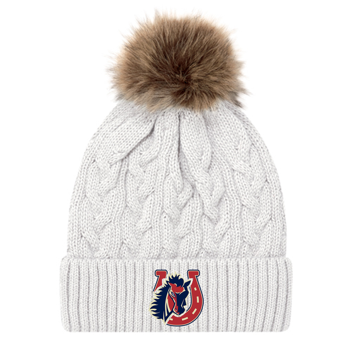 STONEY CREEK EMBROIDERED FAUX FUR TOQUE
