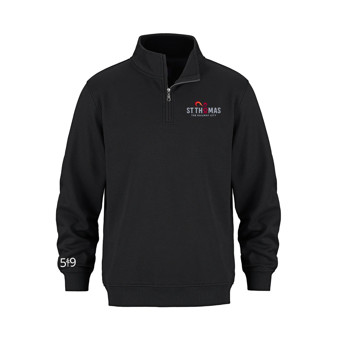 ST. THOMAS EMBROIDERED 1/4 ZIP (UNISEX)