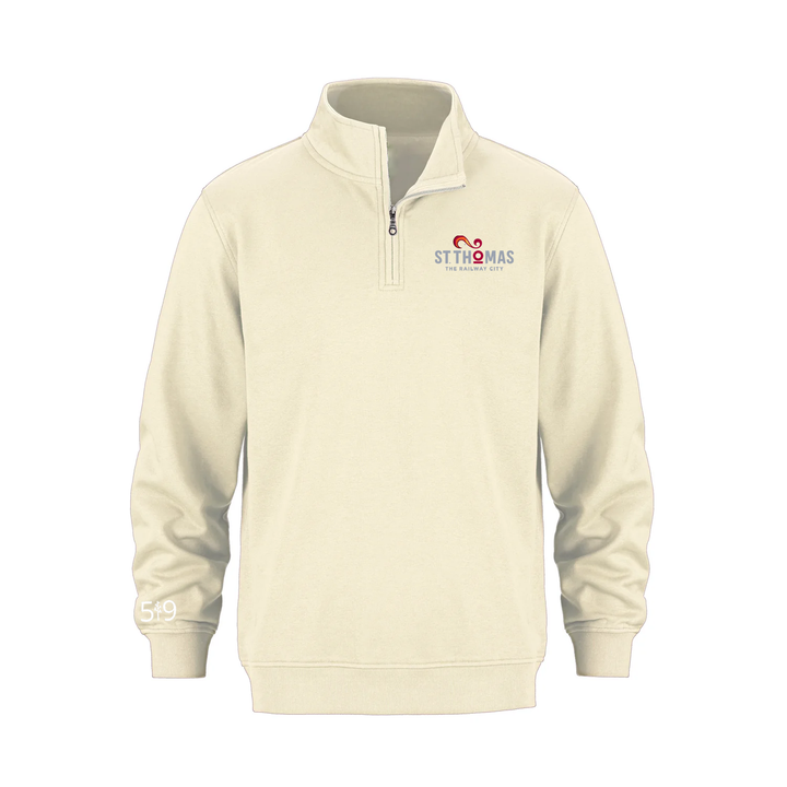 ST. THOMAS EMBROIDERED 1/4 ZIP (UNISEX)