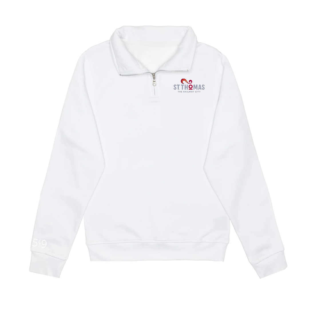 ST. THOMAS EMBROIDERED 1/4 ZIP (UNISEX)