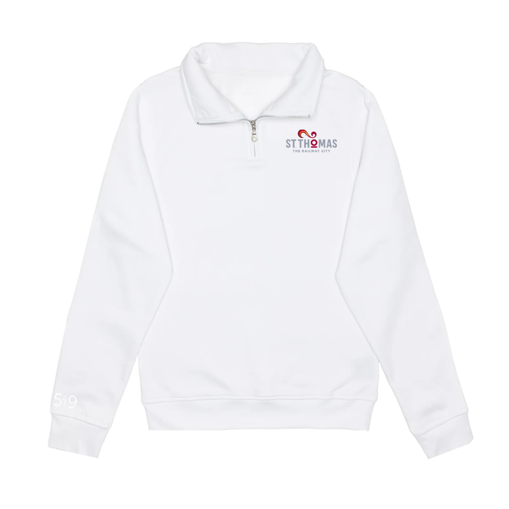 ST. THOMAS EMBROIDERED 1/4 ZIP (UNISEX)