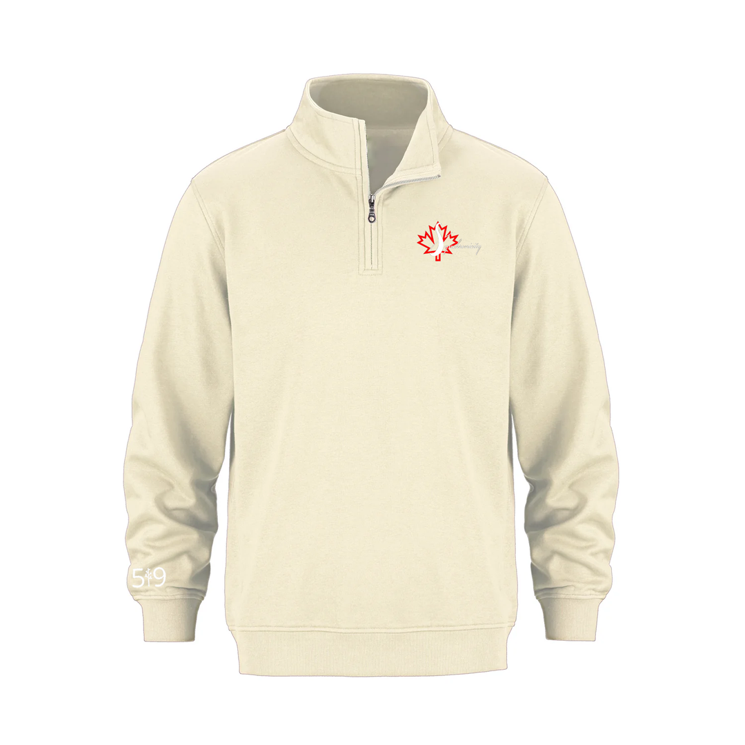 SYNCHRONICITY EMBROIDERED 1/4 ZIP (UNISEX)