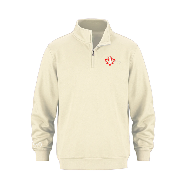 SYNCHRONICITY EMBROIDERED 1/4 ZIP (UNISEX)