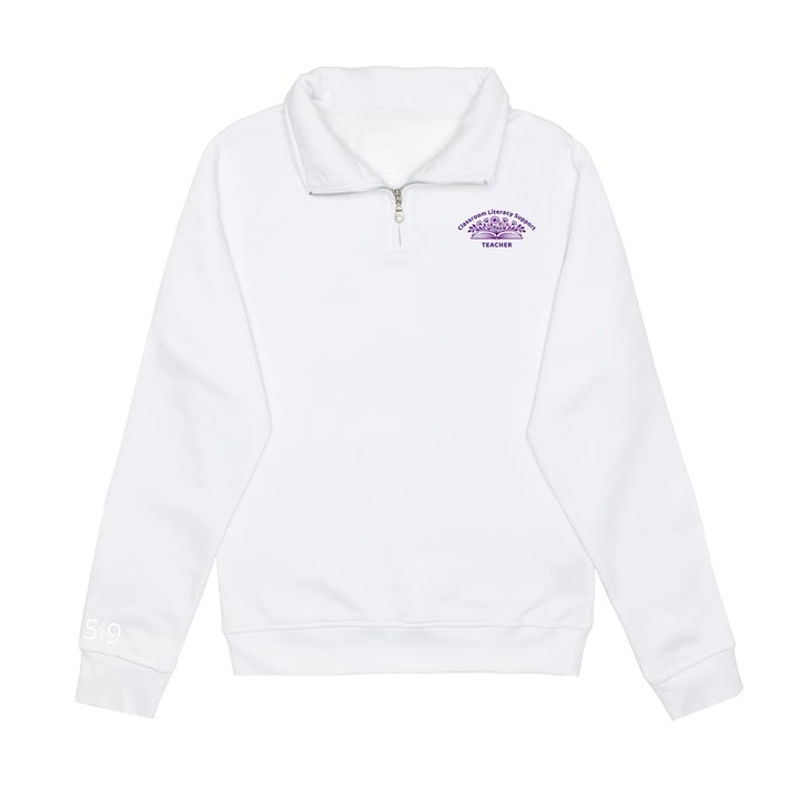 CLASSROOM LITERACY SUPPORT 1/4 ZIP (UNISEX)