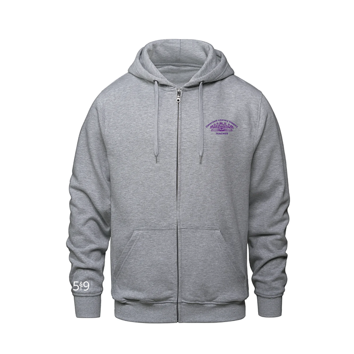 CLASSROOM LITERACY SUPPORT ZIP-UP HOODIE (UNISEX)