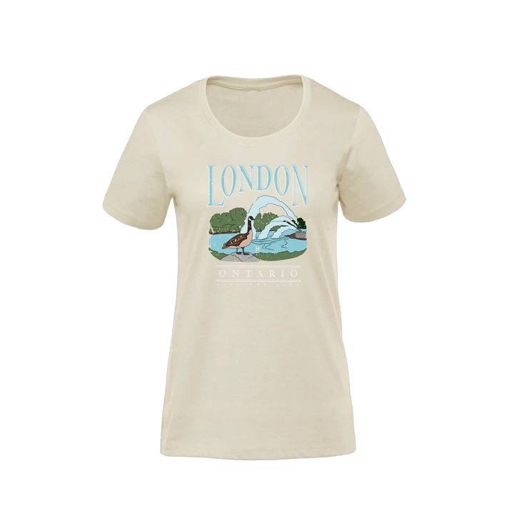 LONDON VINTAGE THAMES RIVER PREMIUM TEE (WOMENS)