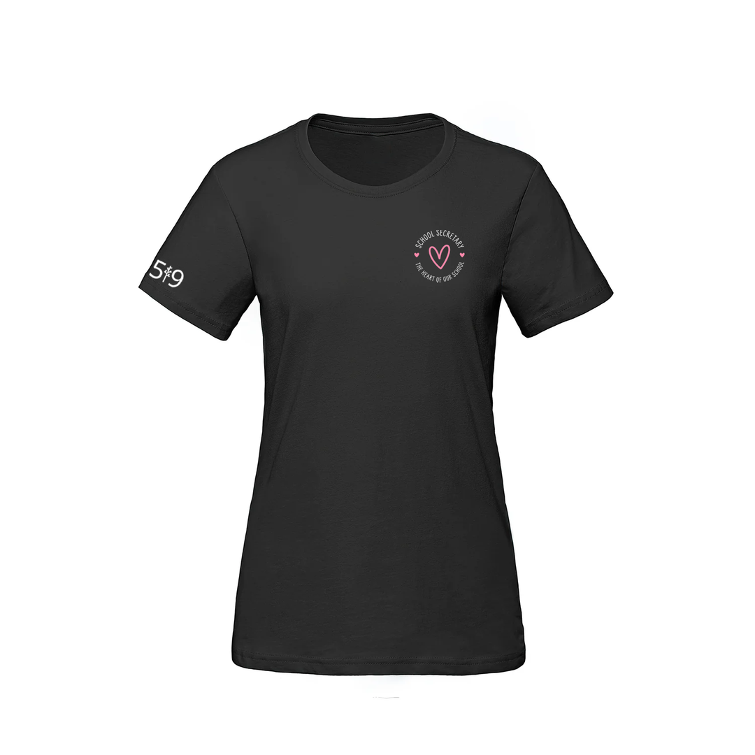 SECRETARY HEART TEE (WOMENS)