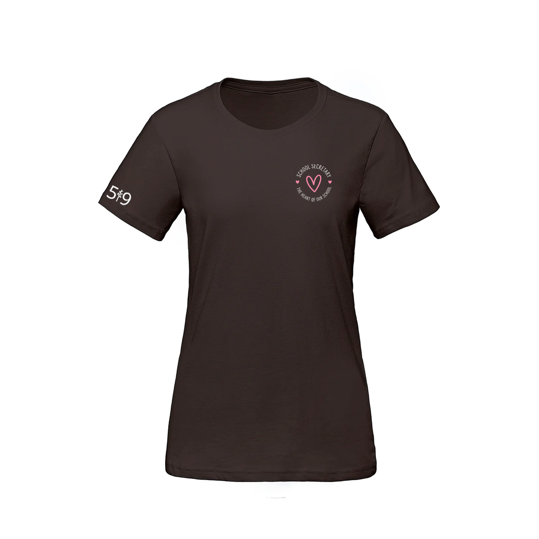 SECRETARY HEART TEE (WOMENS)