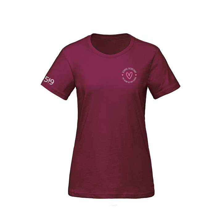 SECRETARY HEART TEE (WOMENS)