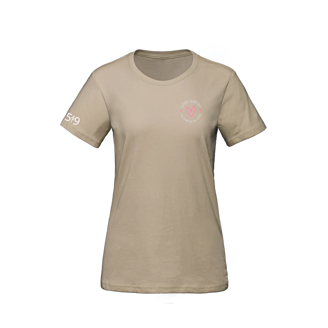 SECRETARY HEART TEE (WOMENS)