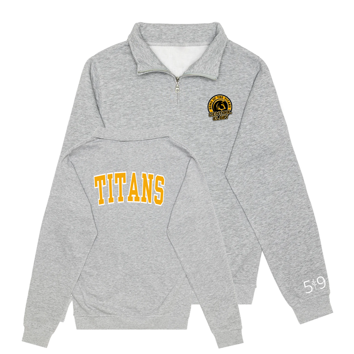 TITANS VARSITY 1/4 ZIP (UNISEX)