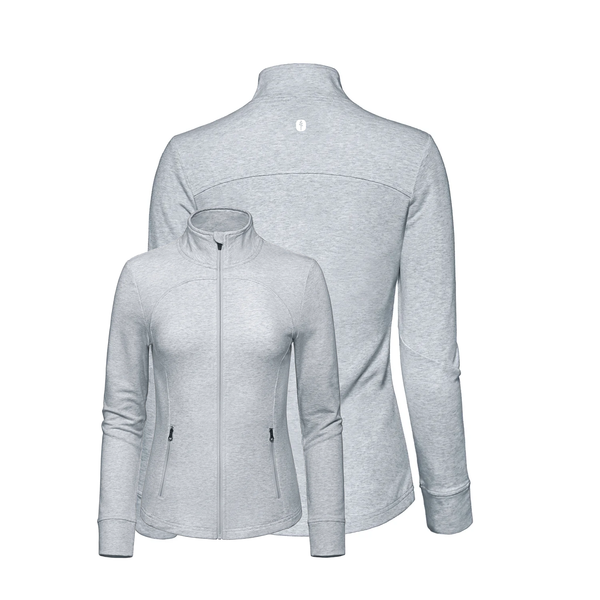BASIC TREE FRENCH TERRY ZIP-UP (WOMENS)
