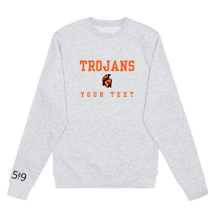 CLARKE ROAD TROJANS EMBROIDERED TEAM CREW (UNISEX)