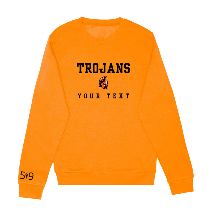 CLARKE ROAD TROJANS EMBROIDERED TEAM CREW (UNISEX)