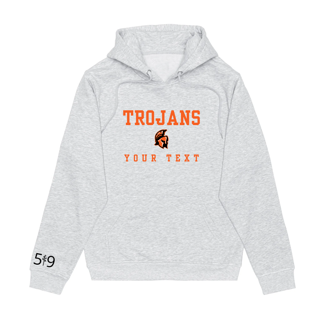 CLARKE ROAD TROJANS EMBROIDERED TEAM HOODIE (UNISEX)