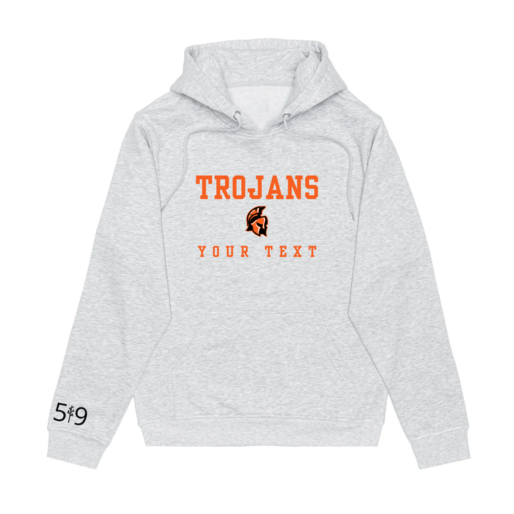 CLARKE ROAD TROJANS EMBROIDERED TEAM HOODIE (UNISEX)