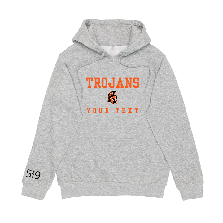 CLARKE ROAD TROJANS EMBROIDERED TEAM HOODIE (UNISEX)