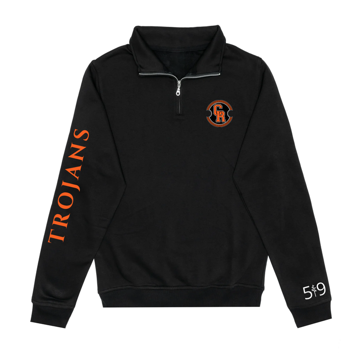 TROJANS SLEEVE 1/4 ZIP (UNISEX)