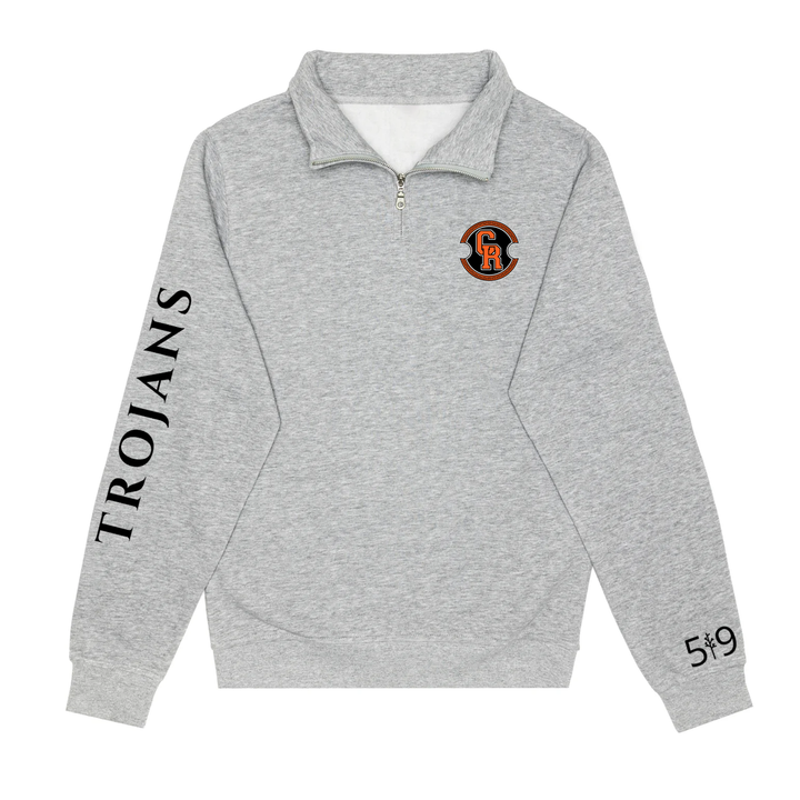 TROJANS SLEEVE 1/4 ZIP (UNISEX)