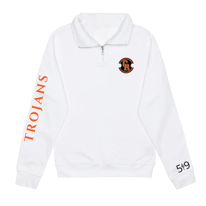 TROJANS SLEEVE 1/4 ZIP (UNISEX)