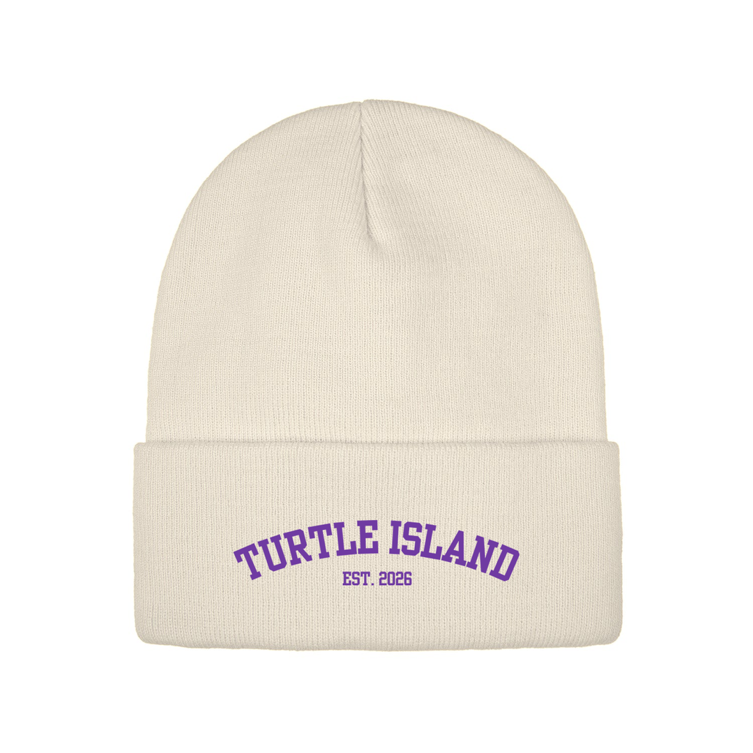 TURTLE ISLAND EMBROIDERED TOQUE