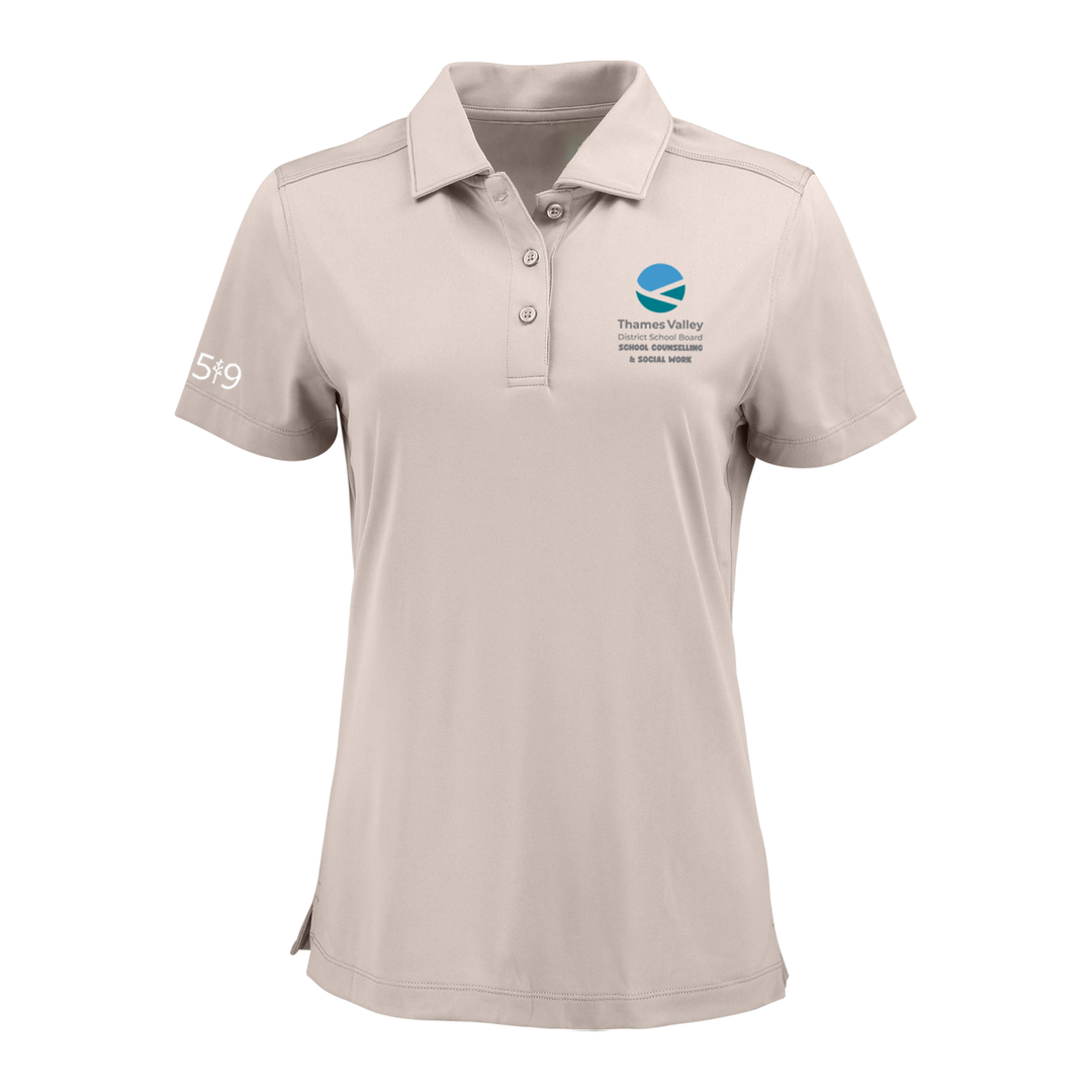SCHOOL COUNSELLING AND SOCIAL WORK EMBROIDERED ATHLETIC POLO (WOMENS)