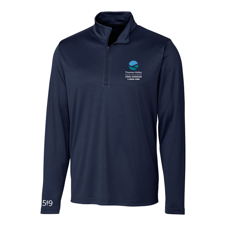 SCHOOL COUNSELLING AND SOCIAL WORK EMBROIDERED ATHLETIC 1/4 ZIP (MENS)