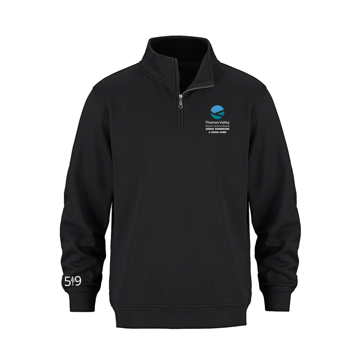 SCHOOL COUNSELLING AND SOCIAL WORK EMBROIDERED 1/4 ZIP (UNISEX)