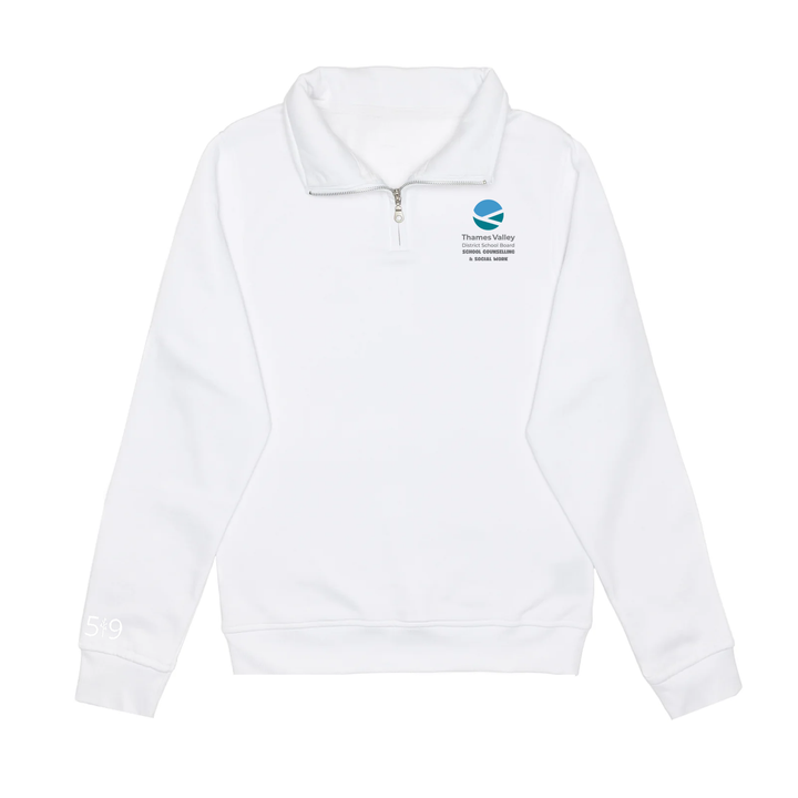 SCHOOL COUNSELLING AND SOCIAL WORK EMBROIDERED 1/4 ZIP (UNISEX)