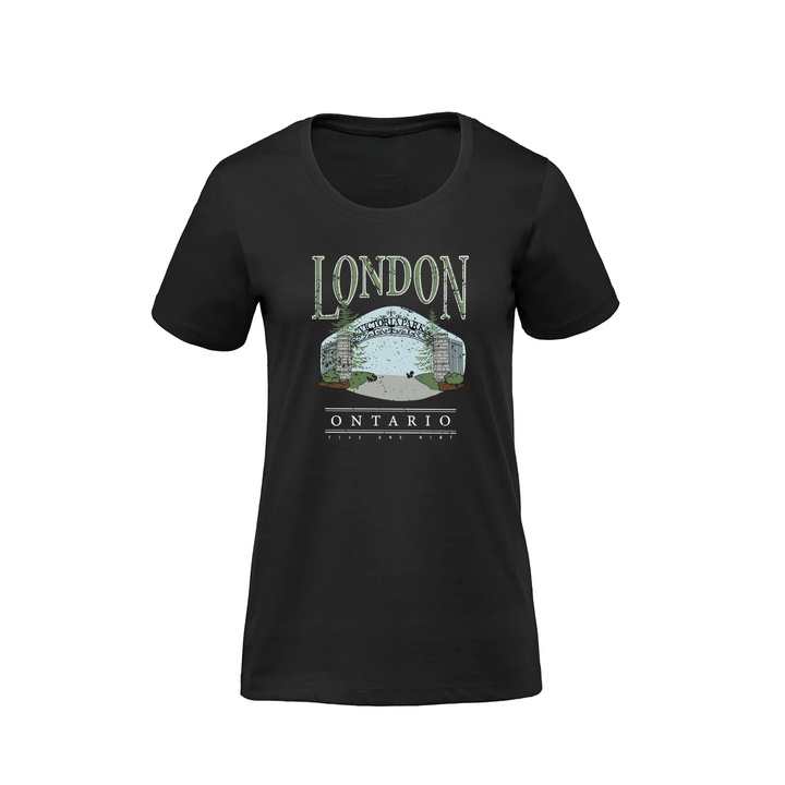 LONDON VINTAGE VICTORIA PARK PREMIUM TEE (WOMENS)