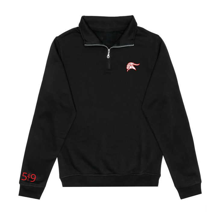 ARTHUR VOADEN EMBROIDERED 1/4 ZIP (UNISEX)