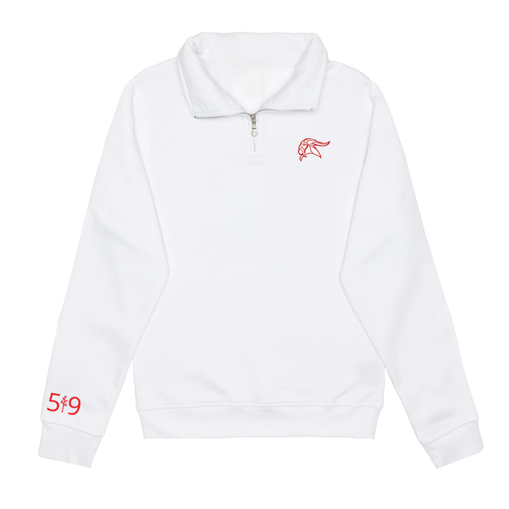 ARTHUR VOADEN EMBROIDERED 1/4 ZIP (UNISEX)
