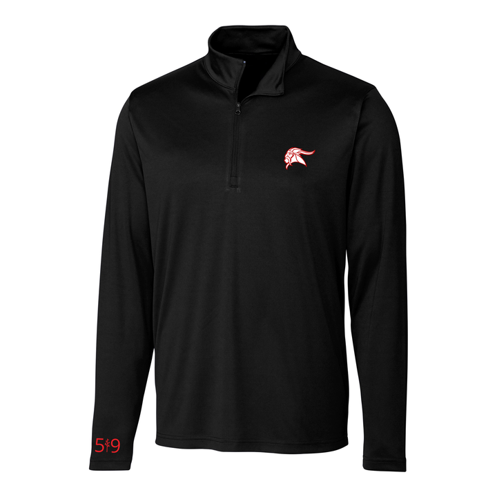 ARTHUR VOADEN EMBROIDERED ATHLETIC 1/4 ZIP (MENS)