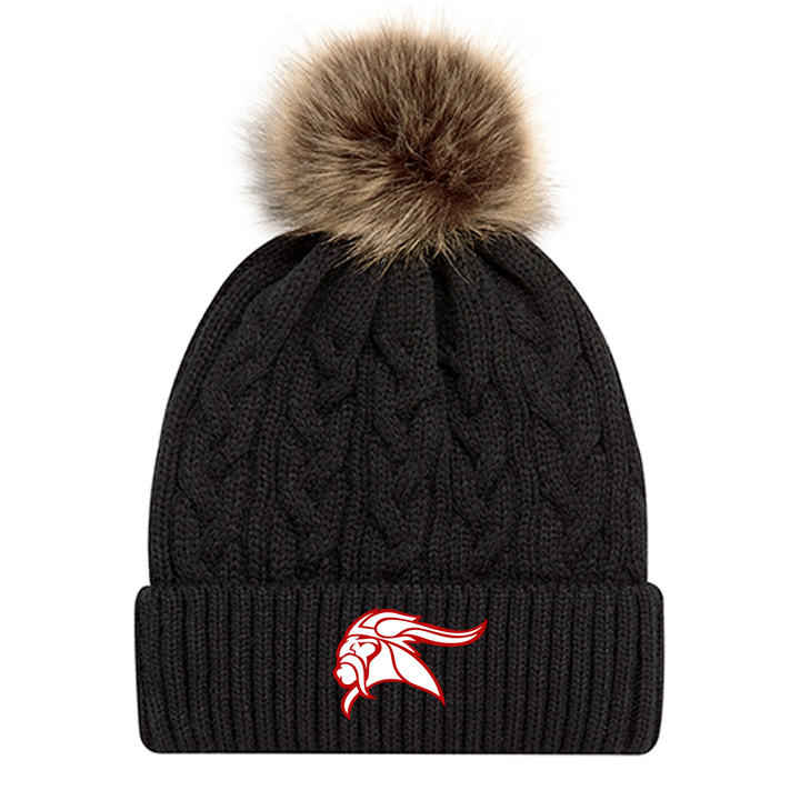 ARTHUR VOADEN EMBROIDERED FAUX FUR TOQUE