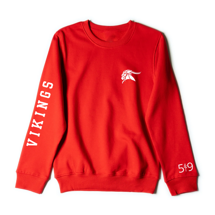 VIKINGS SLEEVE LOGO CREW (UNISEX)