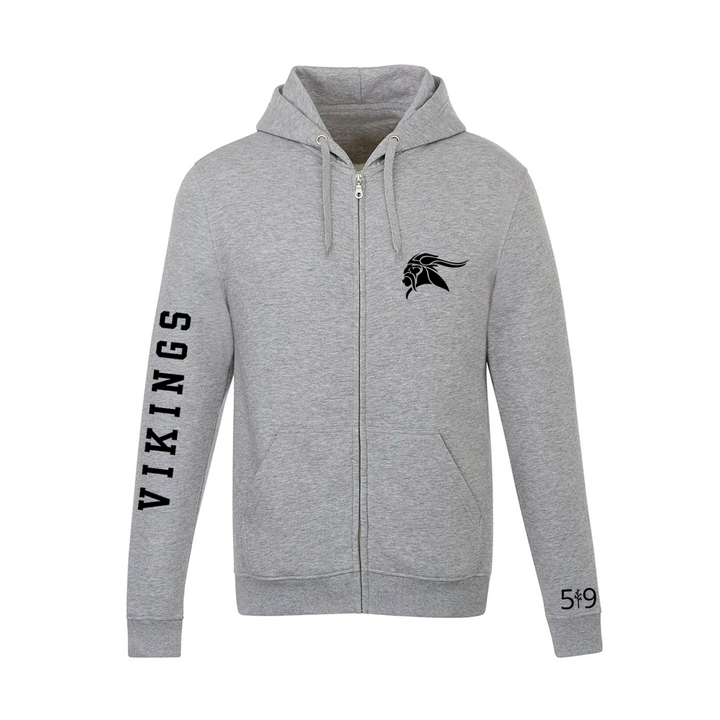 VIKINGS SLEEVE LOGO ZIP-UP (UNISEX)
