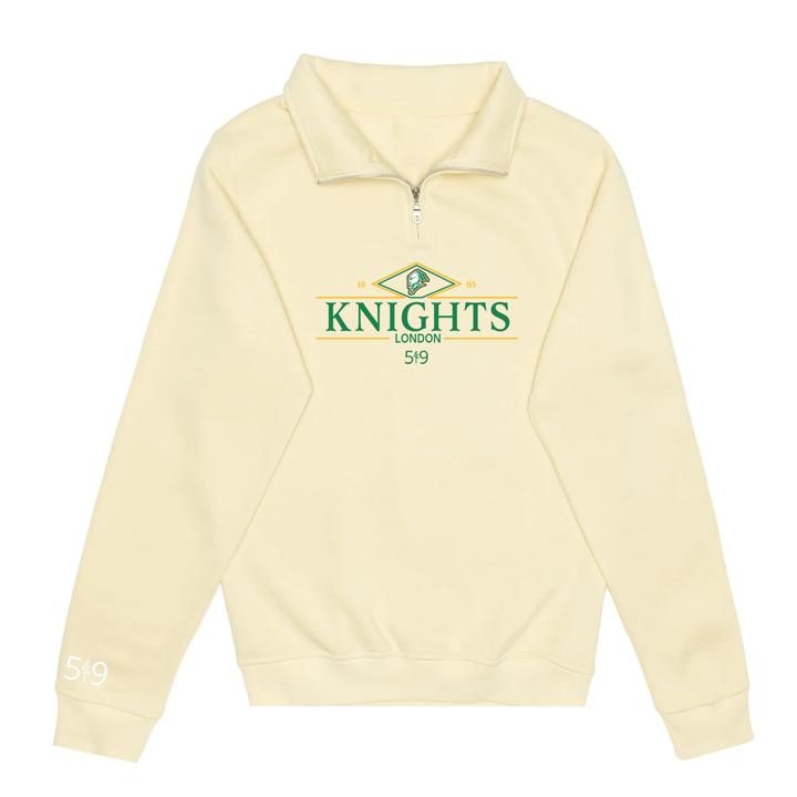 KNIGHTS VINTAGE EMBROIDERED 1/4 ZIP (UNISEX)