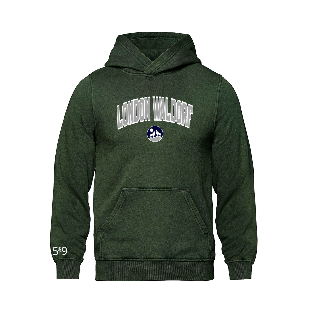 LONDON WALDORF VARSITY RETRO HOODIE (UNISEX)