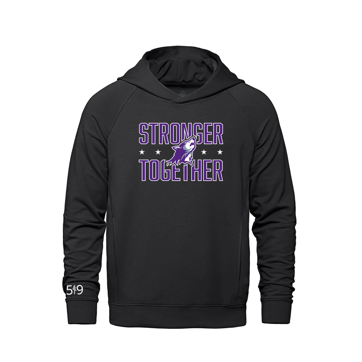 WILFRID JURY STRONGER TOGETHER FRENCH TERRY HOODIE (UNISEX)