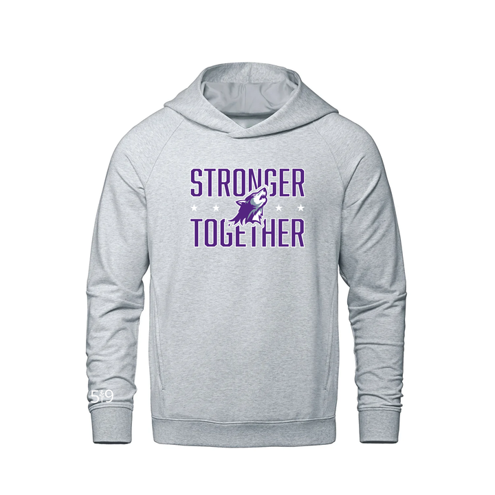 WILFRID JURY STRONGER TOGETHER FRENCH TERRY HOODIE (UNISEX)