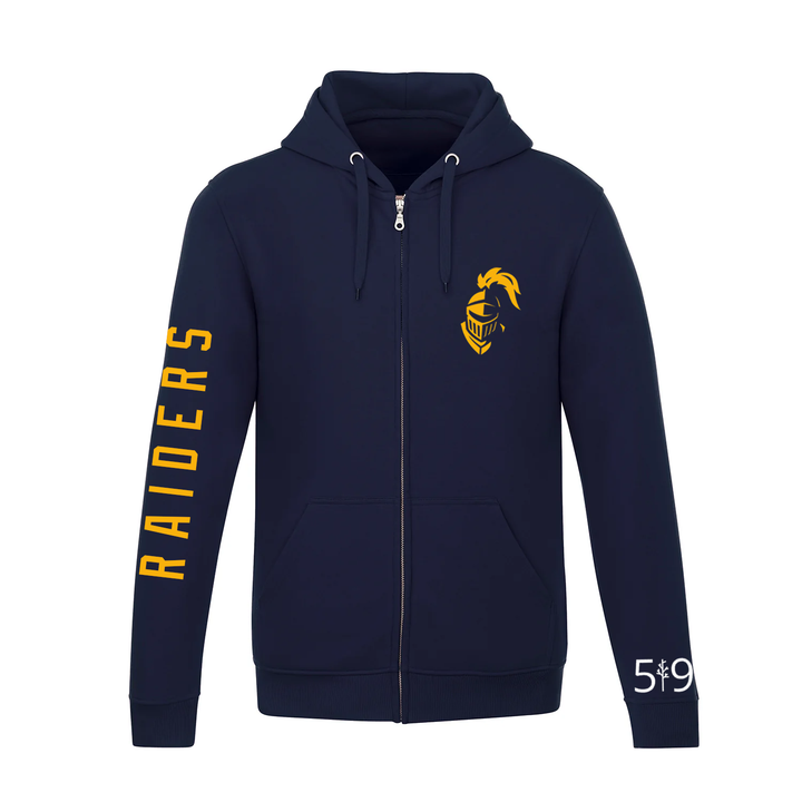 BEAL RAIDERS SLEEVE LOGO ZIP UP (UNISEX)