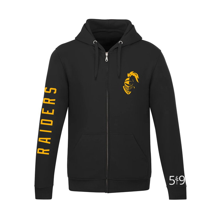BEAL RAIDERS SLEEVE LOGO ZIP UP (UNISEX)