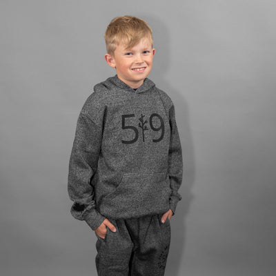 SALT AND PEPPER HOODIE (YOUTH)