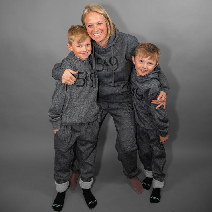 SALT AND PEPPER HOODIE (YOUTH)