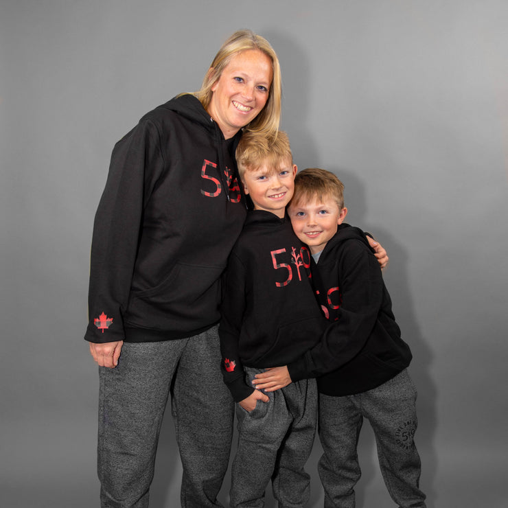 BUFFALO PLAID HOODIE (YOUTH)