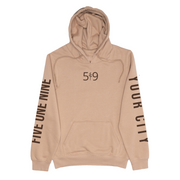 CUSTOMIZABLE CITY SLEEVE LOGO HOODIE