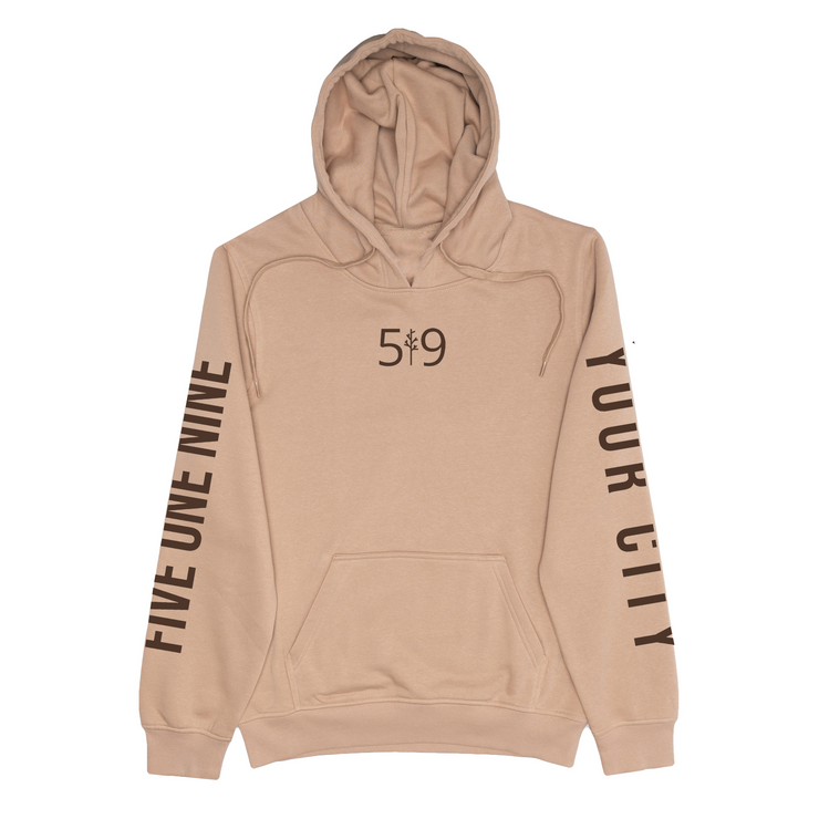 CUSTOMIZABLE CITY SLEEVE LOGO HOODIE